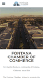 Mobile Screenshot of fontanachamber.org